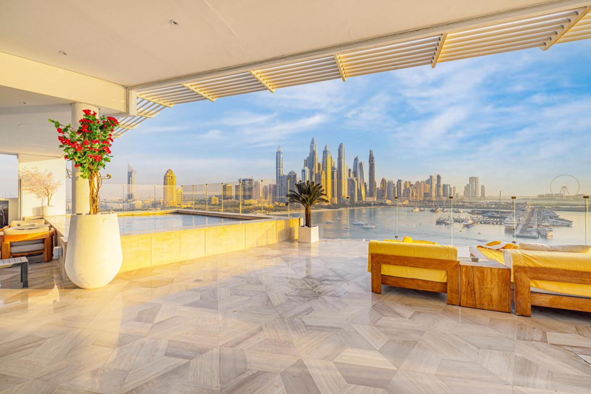 Five Palm Jumeirah 2Br Luxury Penthouse , Full Marina See View With Private Pool Дубай Екстер'єр фото